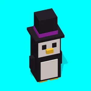 シルクハットのペンギン