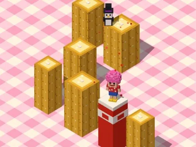 アフロジャンプのゲーム画面